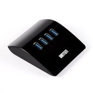 Winten WT-U3H04A-BK 4 Port 3.0 USB Hub , 5V/4A 20W AC Power Adapter SuperSpeed Hub with 20W Power Adapter ,Maximum... N2