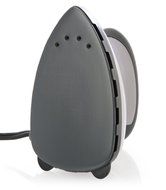 Small Mini Iron - Dual Voltage Compact Design, Great for Travel - Non-Stick Ceramic Soleplate - Dry or Steam Ironing... N8