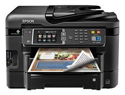 Epson WorkForce WF-3640 Wireless Color All-in-One Inkjet Printer with Scanner and Copier N2