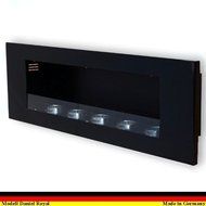 Gel and Ethanol Fire place Fireplace Model Daniel Royal color selection (Inox) N2