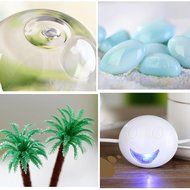 Bulb Shape Air Humidifier Dry Protect With Changing 7 Color LED Lights Electric Aromatherapy Essential Oil Aroma... N4