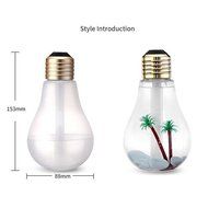 Bulb Shape Air Humidifier Dry Protect With Changing 7 Color LED Lights Electric Aromatherapy Essential Oil Aroma... N5