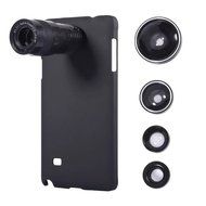 5 in 1 Mobile Phone Lens Kit, [9X Telephoto Telescope] [0.63x Wide Angle] [0.4X Super Wide Angle ] [180&deg; Fisheye... N38