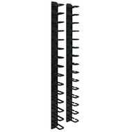 Tripp Lite SRCABLERINGVRT SmartRack 6 Feet Vertical Cable Manager Flexible ring type &amp; toolless mounting N2