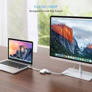 [Upgraded Version 4K] AIFFECT 2 in 1 Mini DP to HDMI &amp; VGA 4K Adapter Cable ( Compatible with Thunderbolt ) for... N9