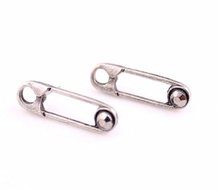 Hot New Fashion Design Women Retro Silver Plated Safety Pin Stud Earrings Gift N5