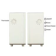 PuraFlame Octavia White 12 inch Portable electric Heater, Eco freindly, 1500W N20