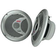 PYLE PLMR60S Hydra Series 6.5 Dual-Cone Marine Speakers (Silver) consumer electronics