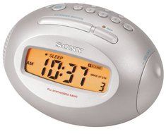 Sony ICF-C743 FM/AM Clock Radio with Illuminating Floating Light (Discontinued by Manufacturer)