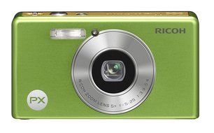Ricoh Px Waterproof Digital Camera 16mp 5x Zoom Pxlg Lime Green