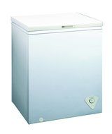 midea WHS-129C1 Single Door Chest Freezer, 3.5 Cubic Feet, White
