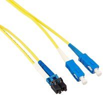 C2G / Cables to Go 14427 LC/SC Duplex 9/125 Single - Mode Fiber Patch Cable (30 Meters, Yellow)