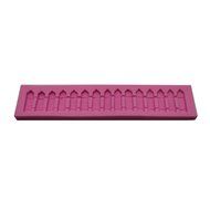 Joylive Picket Fence Silicone Fondant Cake Decorating Mold Soap Chocolate Baking Mould