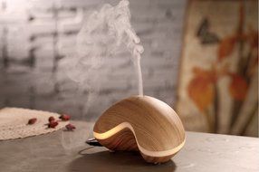 Humidifier,150ml Ispring Humidifier Ultrasonic Aroma Essential Oil Diffuser for Office Home Bedroom Living Room... N5