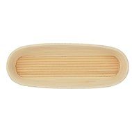 DOYOLLA 1pcs Oval Shaped 10" Banneton Brotform Bread Dough Proofing Rising Rattan Basket &amp; Liner Combo N4