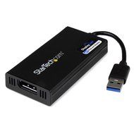 StarTech.com Slim USB 3.0 to DisplayPort Adapter - External Video Card for Multi-monitor DP - 2560x1600 and 1080p N8