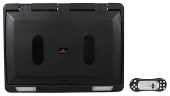 Rockville RVM18FD-BK 18&quot; TFT Black Flip Down Car Monitor w/ USB/SD/Video Games N102