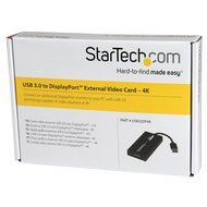 StarTech.com Slim USB 3.0 to DisplayPort Adapter - External Video Card for Multi-monitor DP - 2560x1600 and 1080p N10