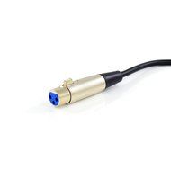 InstallerParts 25 Ft XLR 3P Female to 1/4" Mono Microphone Cable -- Professional Series -- Stage, DJ, Pro, Studio... N4