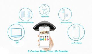 Lp&reg; Broadlink RM2 Pro Rm2 Wi-Fi Smart Home Automation Learning Universal Remote Control Compatible For Apple Android...