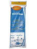7 Royal Type Q Allergy Vacuum BAG + Filter, AirPro Ry 2000, Aire, Canister Vacuum Cleaners, 3-RY2100-001, RY2100
