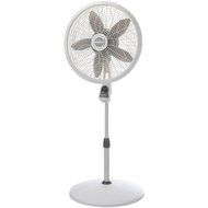 18" Oscillating Pedestal Stand Fan Remote Control Energy Efficient High Performance, White
