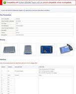 Waveshare 3.2inch 320x240 Touch LCD (C) 3.2inch LCM TFT Display Module Graphic LCD Screen... N7