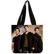 ARTSWOW Supernatural Shoulder Bag Custom Lady Travel Bag Canvas Reusable Tote Bag (2 Sides) N2