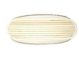 Boseen Oval Shaped Banneton Bread Dough Proofing Rising Rattan Basket &amp; Liner Combo( 12 inches) N8