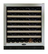 AGA Marvel 8SWCE621 Under Counter Wine Cellar, Black Cabinet with Left Hinge Black Frame Glass Door, 15-Inch