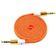 Pack of 4, 3.2 Ft 3.5mm Audio Cable Male to Male, Honsky Universal Durable Braided Colorful Noodle Flat Gold Plated... N18