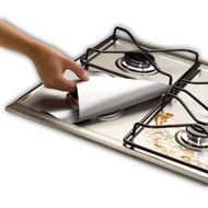 Cooks Innovations Non-Stick Gas Range Protectors - Silver - Set of 4 N2