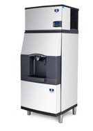 Manitowoc IY-0304A-SFA-291 310 Lb Air-Cooled Half Cube Ice Machine w/ SFA-291 Hotel Dispenser