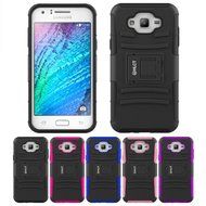 Galaxy J7 Case, HLCT Rugged Shock Proof Dual-Layer PC and Soft Silicone Case With Built-In Kickstand for Samsung... N15