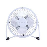 BTOOP 4 Inch Mini USB Desk Fan - Small - Black N4