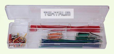 TEKTRUM EXTERNALLY POWERED SOLDERLESS 1660 TIE-POINTS EXPERIMENT PLUG-IN BREADBOARD WITH ALUMINUM BACK PLATE AND... N2