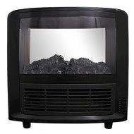 Ainfox 1500w Mini Size Free Standing Houseuse Portable Fireplace Heating Firebox Home Black N8