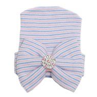 Cute Newborn Baby Infant Girl Toddler Comfy Bowknot Diomand Cap Warm Beanie Hat N5