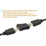 FarSail Gold Plated HDMI Adapter Combo With High Speed HDMI Cable (16.5FT/5M) N5