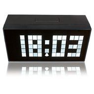 RioRand Digital Jumbo White LED Snooze Wall Desk Calendar Time Temperature Alarm Clock N3
