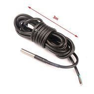 RioRand Waterproof DS18B20 Digital Temperature Sensor Probe 3 Meter N2