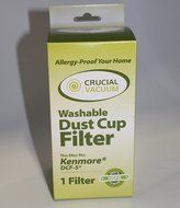 2 Kenmore DCF-5 Washable Allergen Filtration HEPA Filters; Fits All Kenmore Quick Clean Models including K37000... N3
