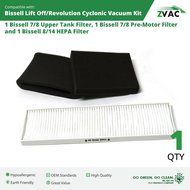 Bissell Lift-Off/ Lift-Off Revolution Cyclonic Vacuum HEPA &amp; Foam Filter Kit by ZVac N2