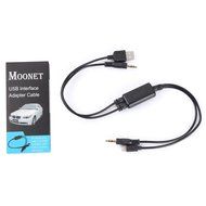 Moonet Iphone USB Charger Auxiliary Audio Cable Music Player 4 in 1 Connector Lightning Charge Iphones Ipad Ipod... N2