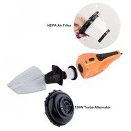 Car Vacuum Cleaner 120W, iTavah 12V 4000PA Suction Portable Handheld Wet Dry Auto Hand Vacuum (ORANGE),14.7FT(... N12