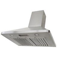 KOBE Range Hoods RAX9430SQB-1 Brillia Wall Mount Range Hood 680 CFM Stainless Steel with LED Lights, 30-Inch N5