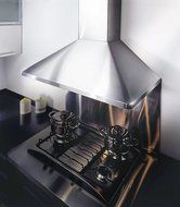 KOBE Range Hoods RAX9430SQB-1 Brillia Wall Mount Range Hood 680 CFM Stainless Steel with LED Lights, 30-Inch N6