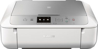 Canon - PIXMA MG5722 Wireless All-In-One Printer - White/Silver N2