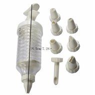 Fondant Cake Decorating Mouth Pen Silicone Chocolate Cream Sauce Baking Tool N20