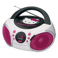HELLO KITTY Portable Stereo CD Boombox with AM/FM Radio Speaker N2